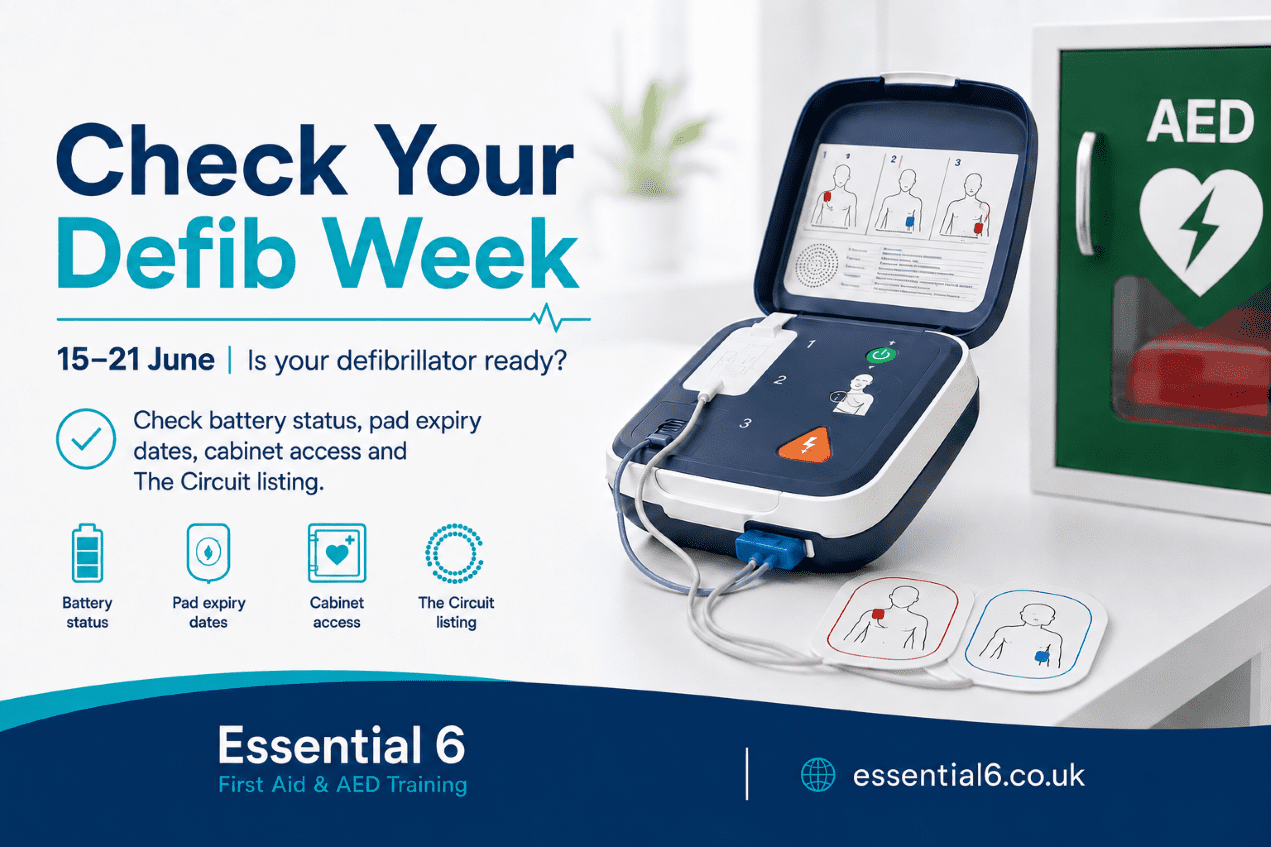 check your defibrillator